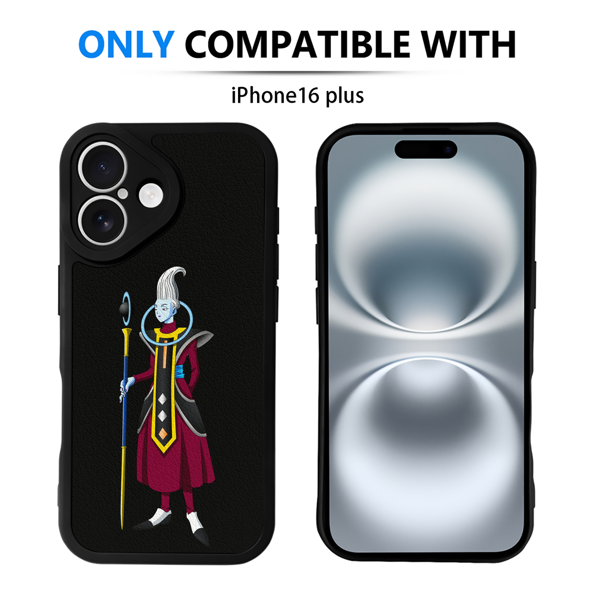 （画像用） ドラゴンボール DRAGON BALL 【iPhone 16シリーズ対応】シリコンスマホケース（レザー調） 材質：シリコン